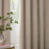 Paoletti Neptune Velvet Ready Made Eyelet Blockout Curtains Champagne