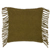 Yard Nimble Knitted Cotton 45cm x 45cm Filled Cushion Khaki