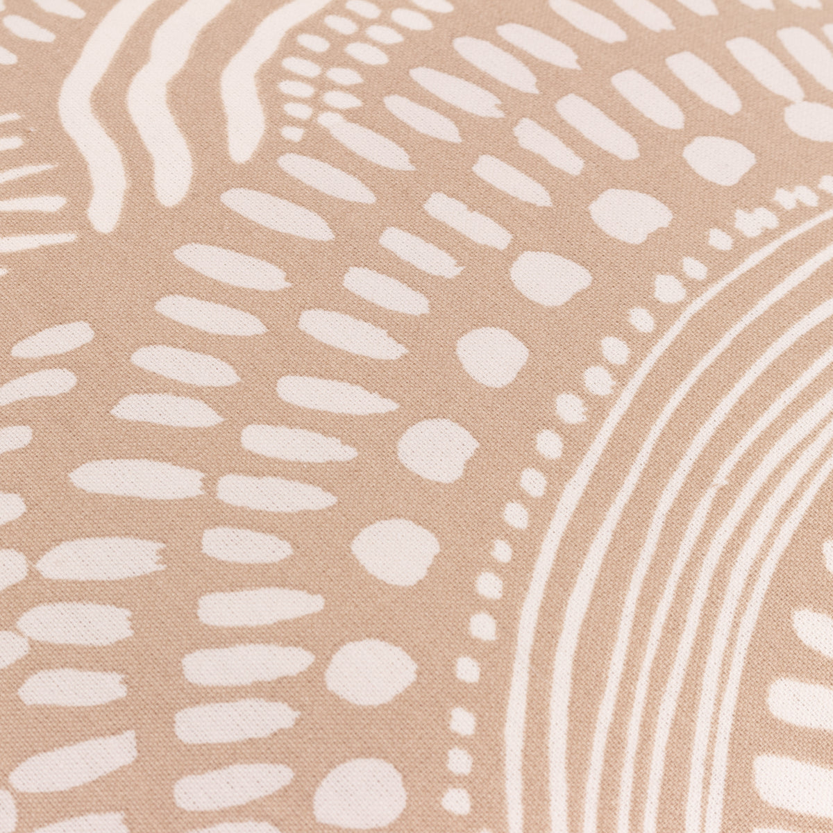 Nola Abstract Piped Filled Cushion 45cm x 45cm Oat