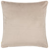 Furn Nook Velvet Piped Filled Cushion 50cm x 50cm Greige
