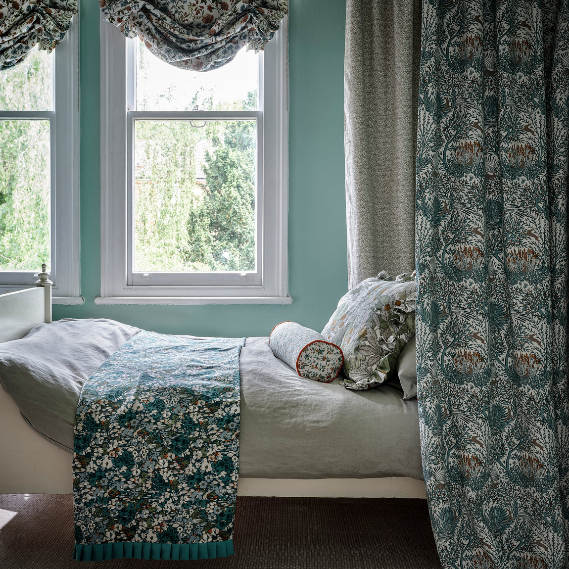 Clarke & Clarke Ennerdale Fabric Teal