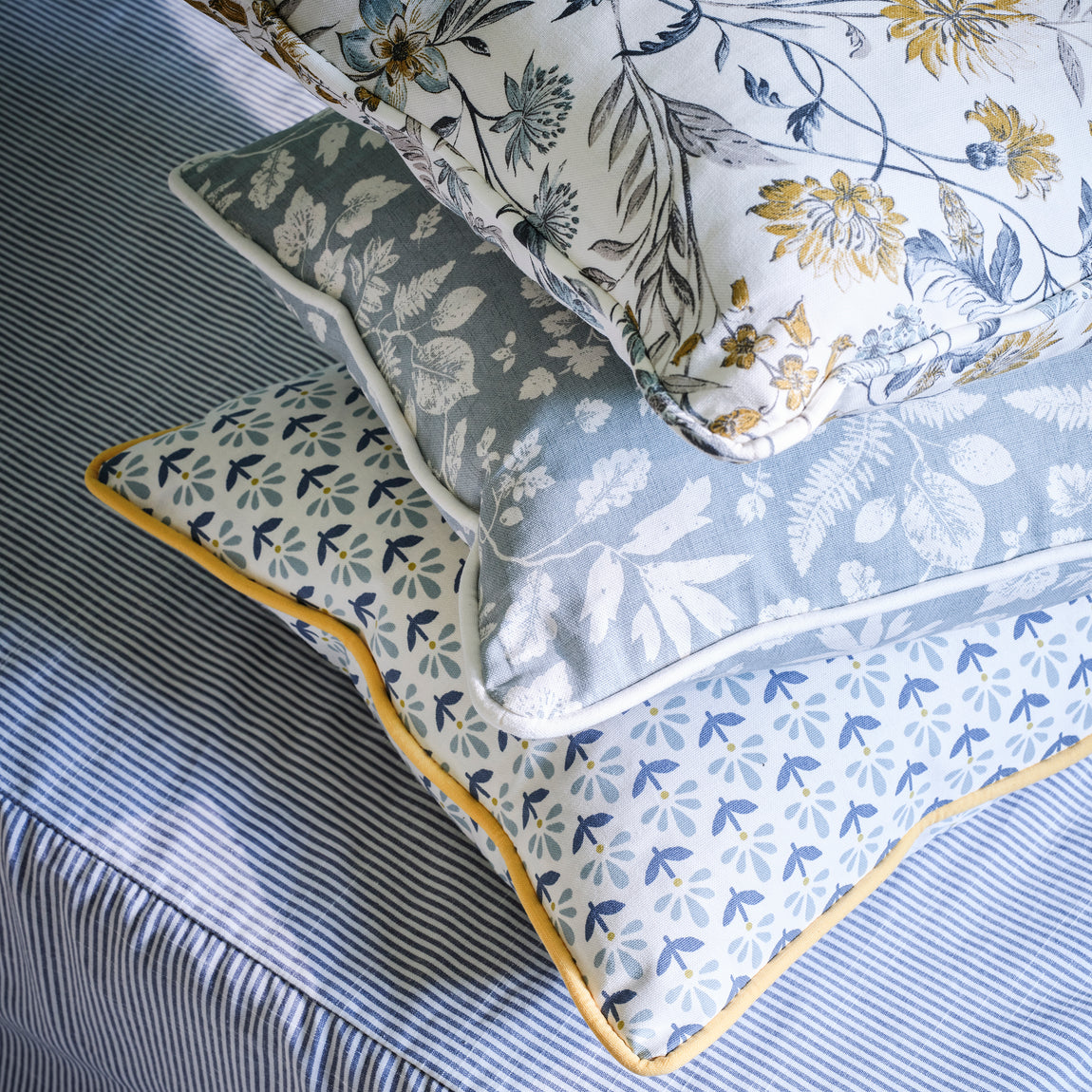 Clarke & Clarke Whinfell Fabric Safron Mineral