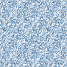Scion Pomona Fabric Denim Indigo