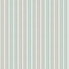Scion Fondant Stripe Fabric Kelly Green Cornflower