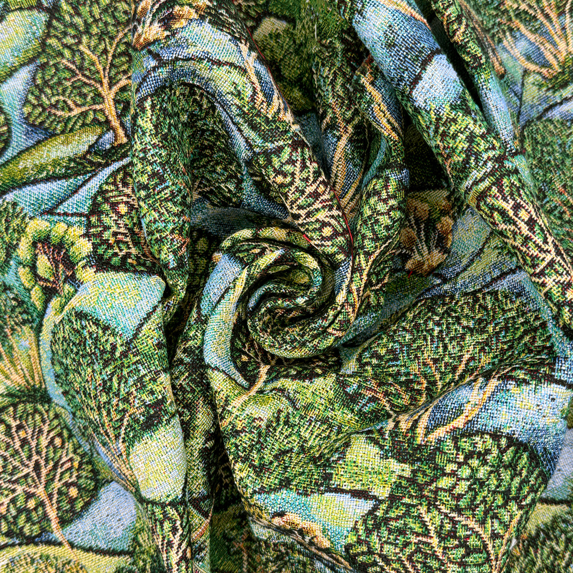New Forest Hill Fabric Green