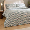 Nyhavn Checkerboard Duvet Cover Bedding Set Aqua