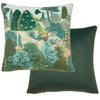 Graham And Brown New Eden 50cm x 50cm Filled Cushion Emerald