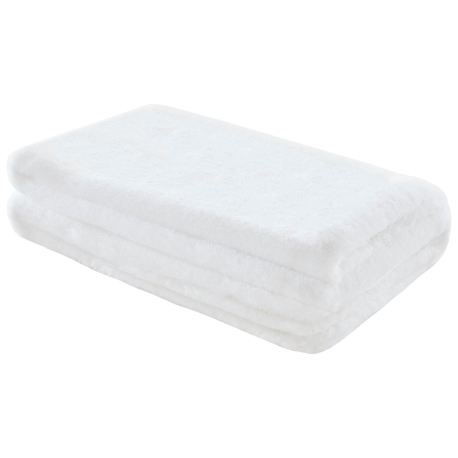 Laura Ashley Newland 130cm x 170cm Throw Arctic White