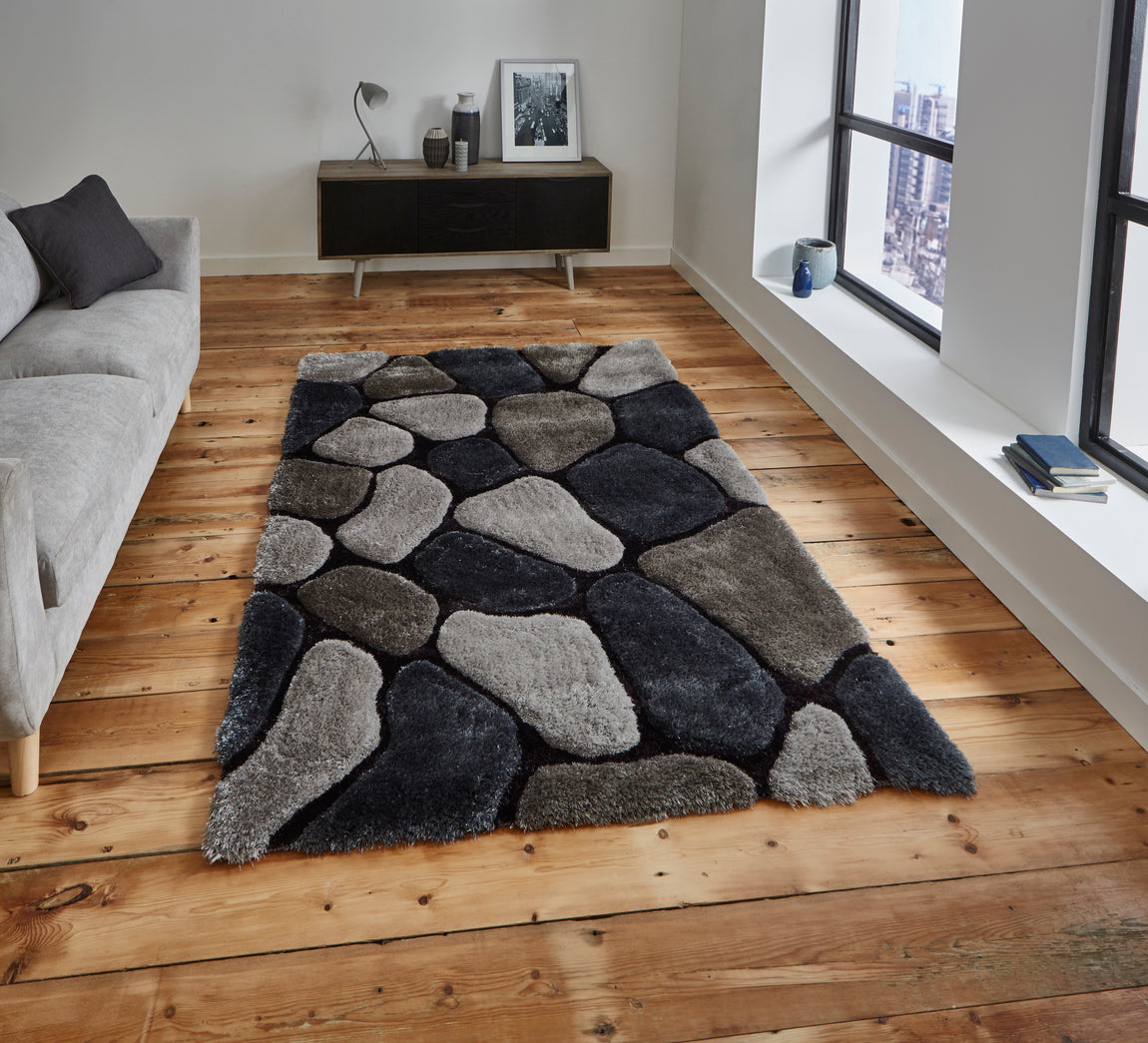 Noble House NH5858 120cm x 170cm Rug Grey Cobalt