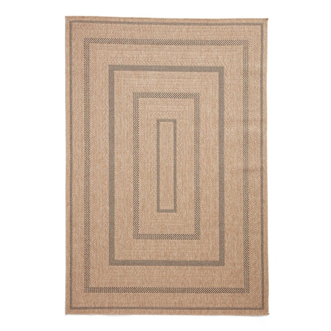 Nomad 5021 Suitable for outdoors Rug Black Brown