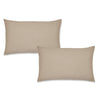 Catherine Lansfield Easy Iron Percale Weave Pillowcase Natural