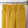 Chenille Triple Woven Ready Made Blackout Curtains Ochre