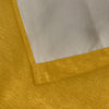 Chenille Triple Woven Ready Made Eyelet Blackout Curtains Ochre