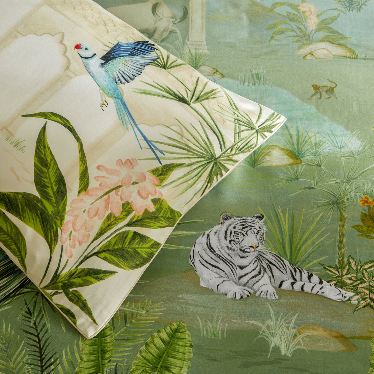 Odisha Exotic Duvet Cover Bedding Set Jungle
