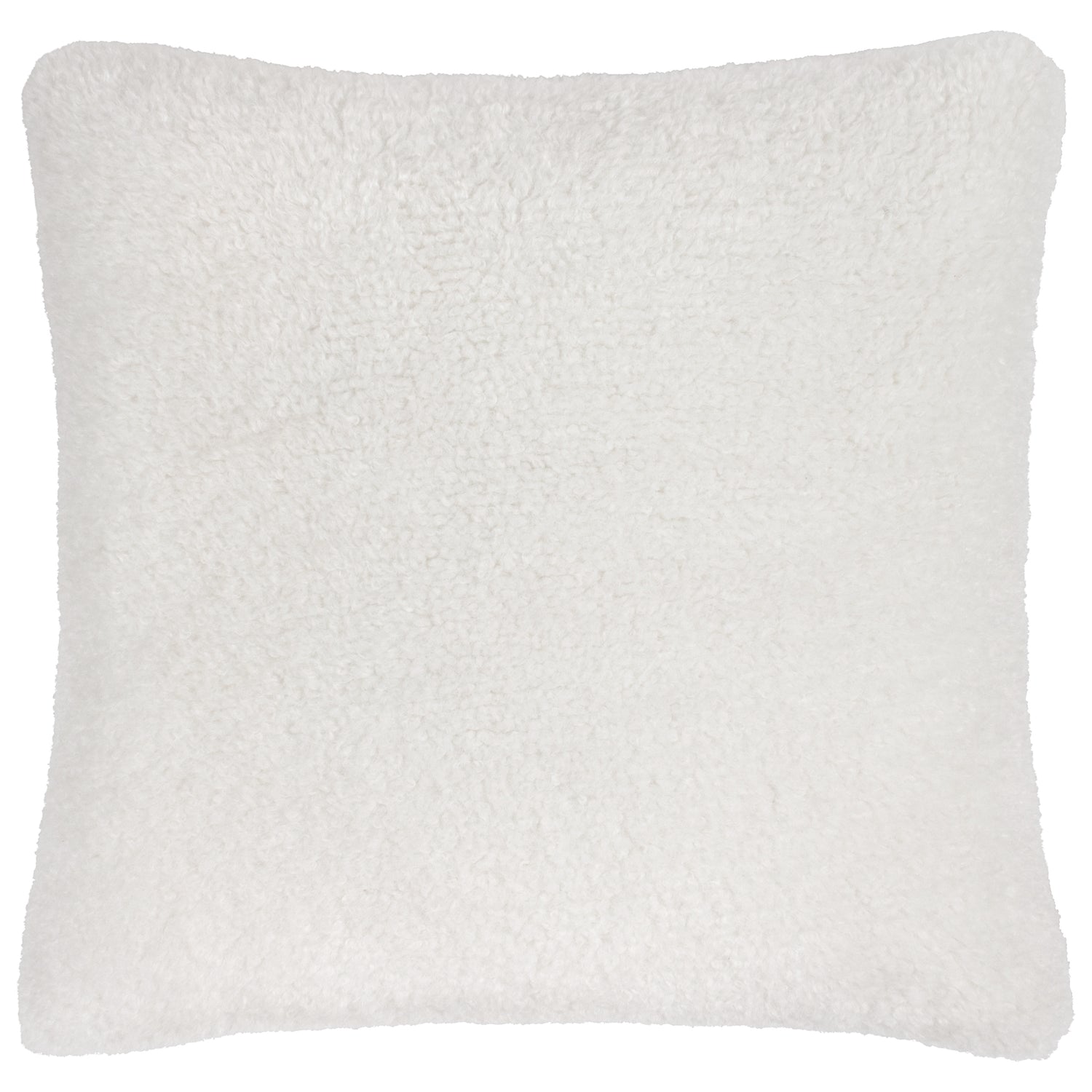 Olann Shearling Fleece Filled Cushion 45cm x 45cm Ecru
