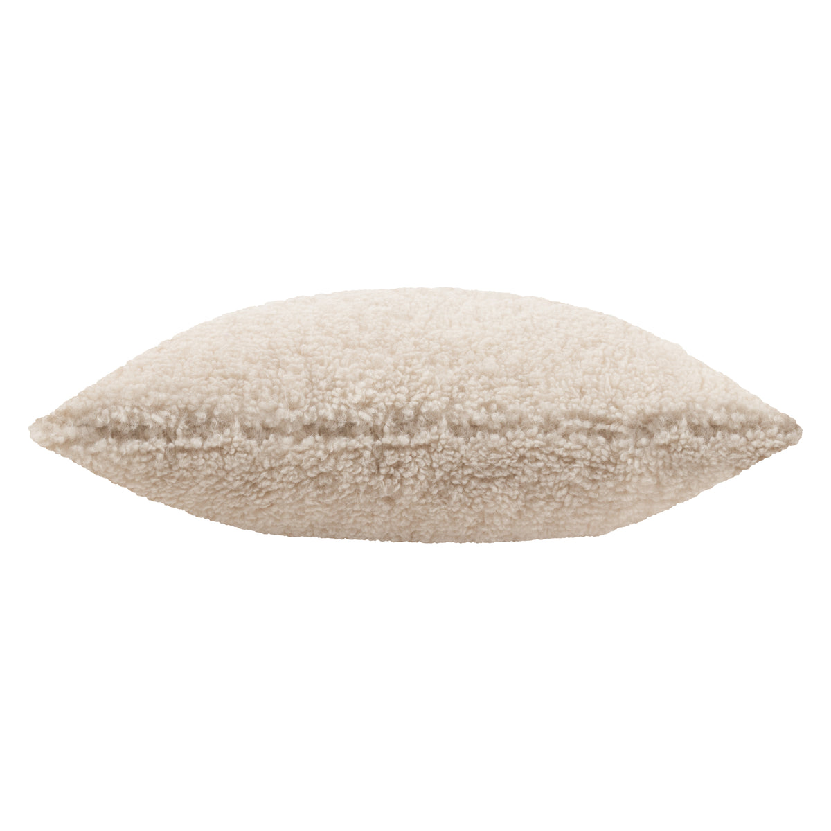 Olann Shearling Fleece Filled Cushion 55cm x 55cm Natural