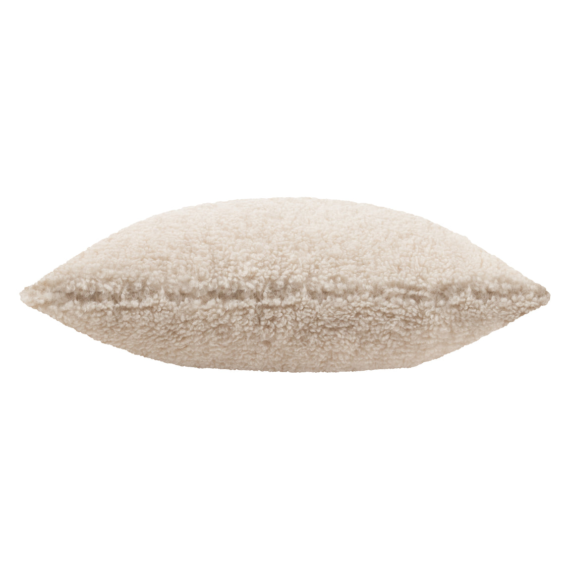 Olann Shearling Fleece Filled Cushion 55cm x 55cm Natural