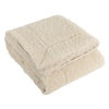 Olann Shearling Fleece 130cm x 180cm Throw Natural