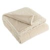Olann Shearling Fleece 130cm x 180cm Throw Natural