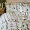 Olivia Cotton Duvet Cover Bedding Set Green