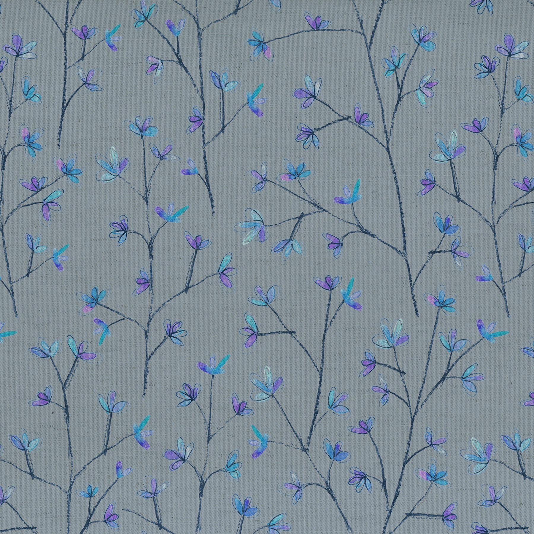 Voyage Maison Ophelia Fabric Bluebell