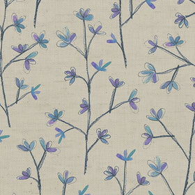 Voyage Maison Ophelia Fabric Bluebell Linen