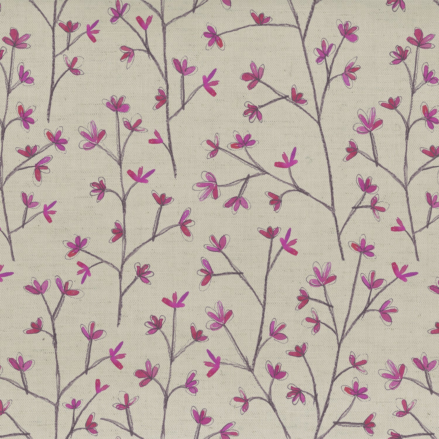 Voyage Maison Ophelia Fabric Fuchsia
