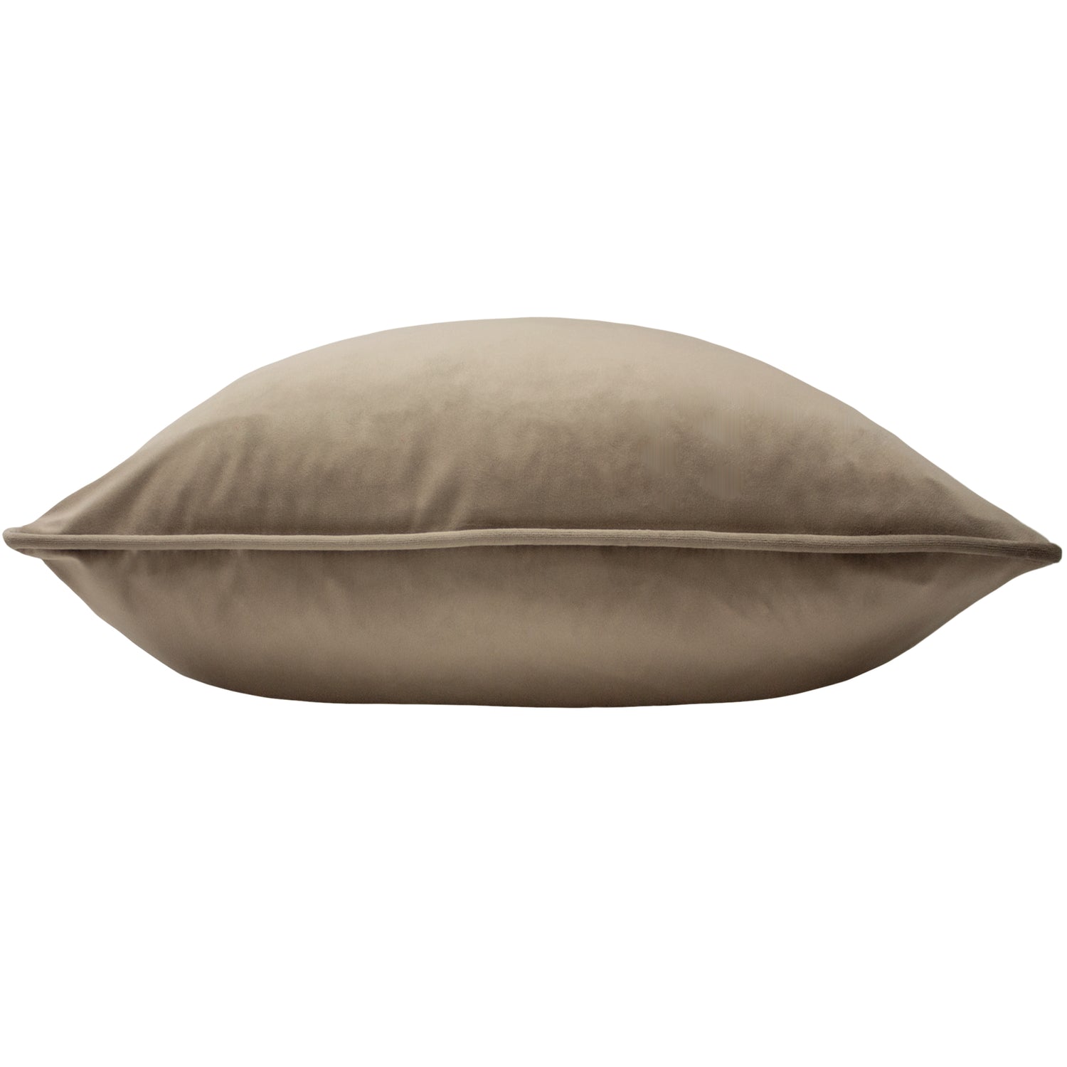 Opulence Soft Velvet Filled Cushion 55cm x 55cm Biscuit