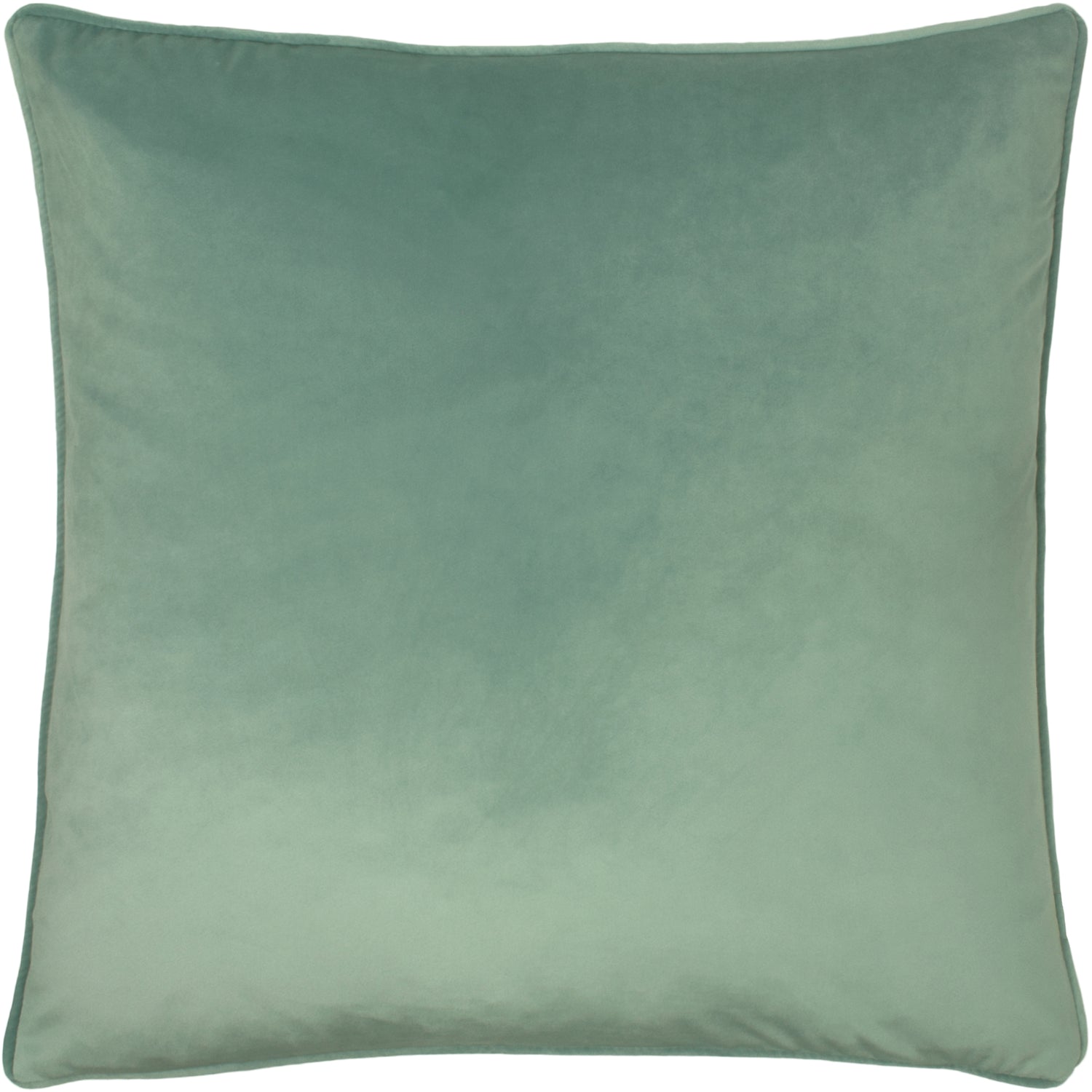 Opulence Soft Velvet Filled Cushion 55cm x 55cm Eau De Nil