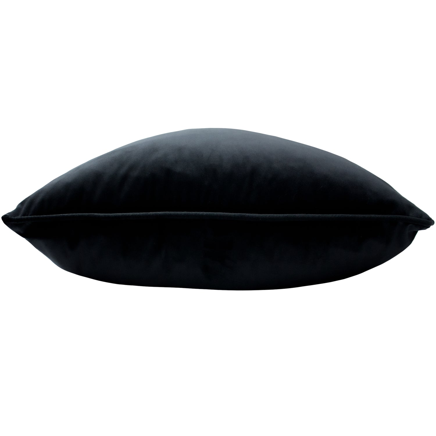 Opulence Soft Velvet Filled Cushion 55cm x 55cm Jet