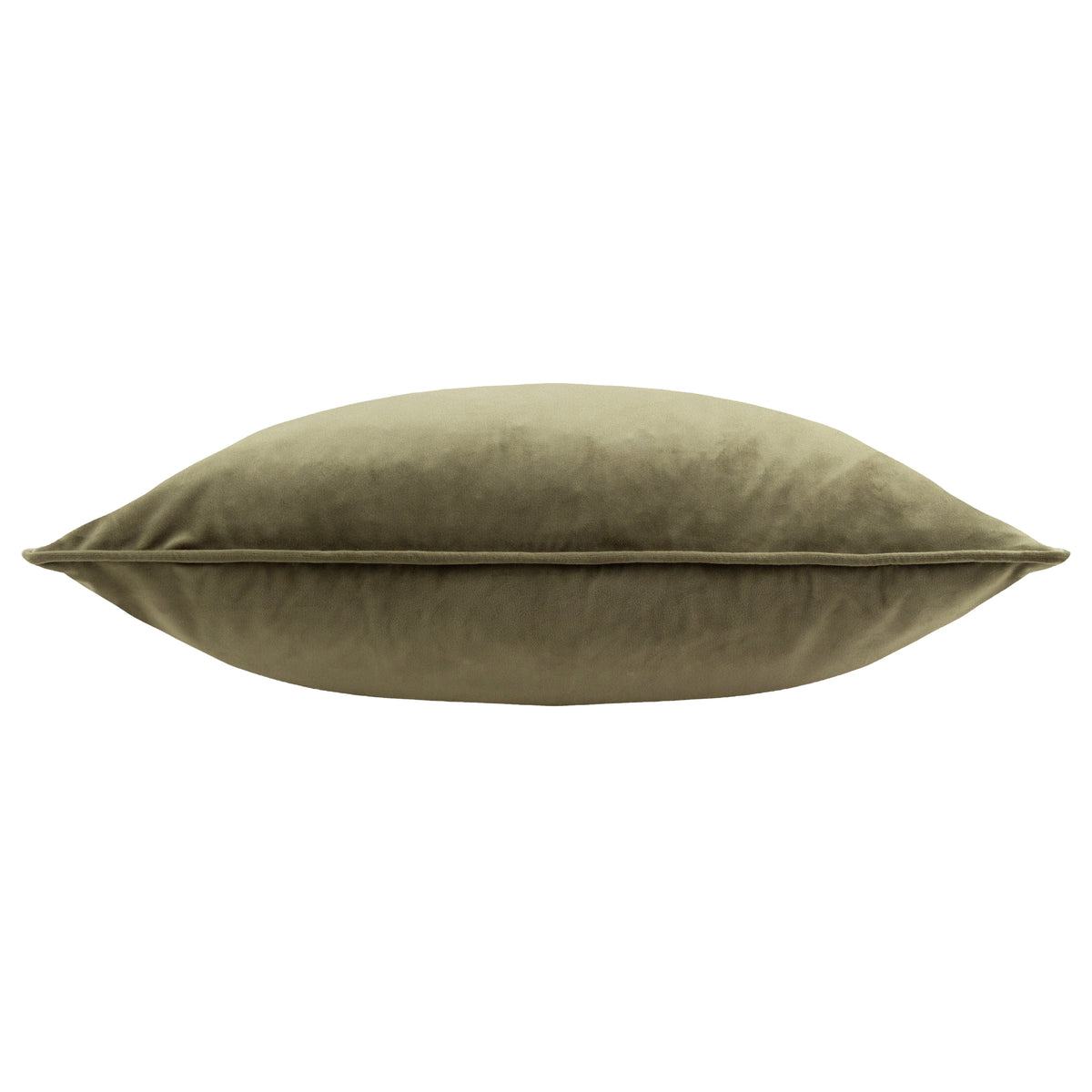Opulence Soft Velvet Filled Cushion 55cm x 55cm Khaki