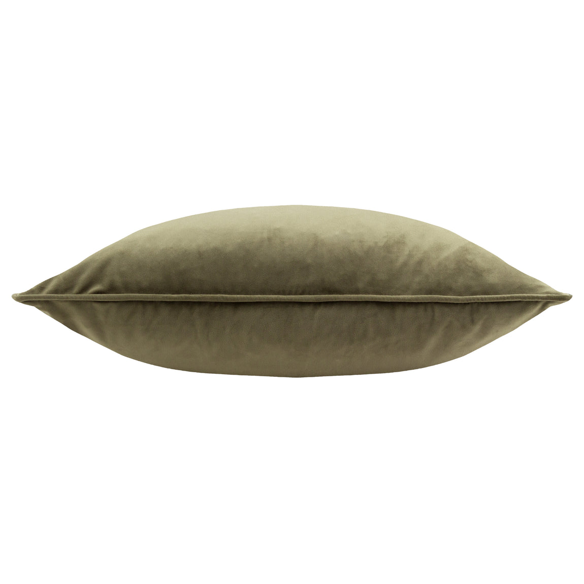Opulence Soft Velvet Filled Cushion 55cm x 55cm Khaki