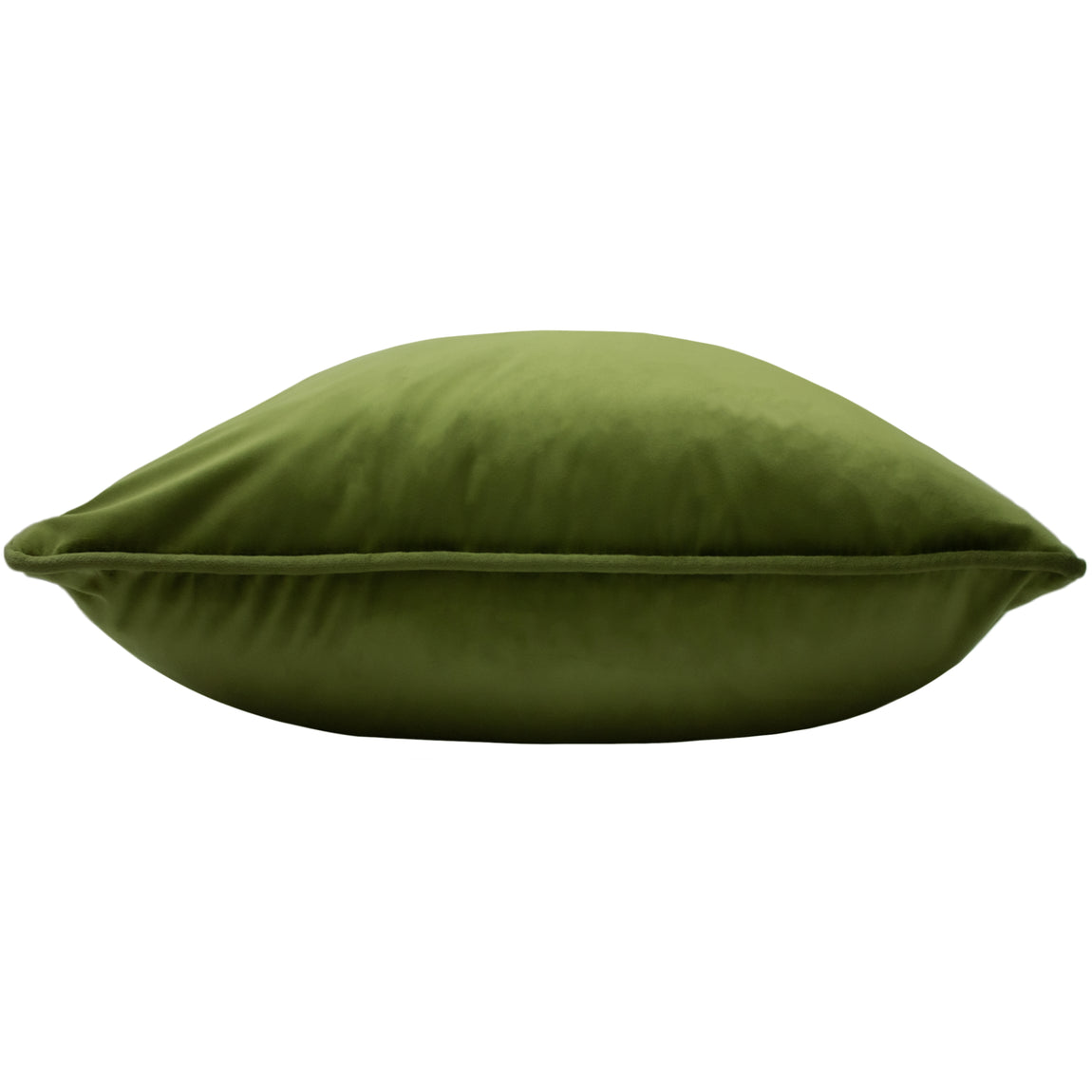 Opulence Soft Velvet Filled Cushion 55cm x 55cm Olive