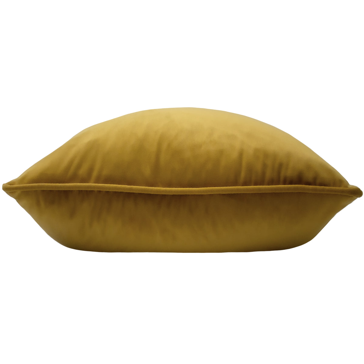 Opulence Soft Velvet Filled Cushion 55cm x 55cm Saffron