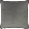 Opulence Soft Velvet Filled Cushion 55cm x 55cm Steel