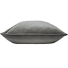 Opulence Soft Velvet Filled Cushion 55cm x 55cm Steel