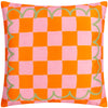 Oranges Striped Outdoor Filled Cushion 43cm x 43cm Orange