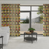 Orla Kiely Multi Stem Made to Measure Wave Curtain + FREE Track Tomato