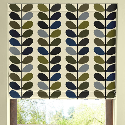 Orla Kiely Multi Stem Made to Measure Roman Blind Moss