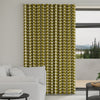 Orla Kiely Two Colour Stem Made to Measure Wave Curtain + FREE Track Olive