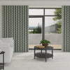 Orla Kiely Early Bird Made to Measure Wave Curtain + FREE Track Granite