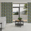 Orla Kiely Hydrangea Made to Measure Wave Curtain + FREE Track Jade