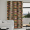 Orla Kiely Multi Stem Made to Measure Wave Curtain + FREE Track Pink Red