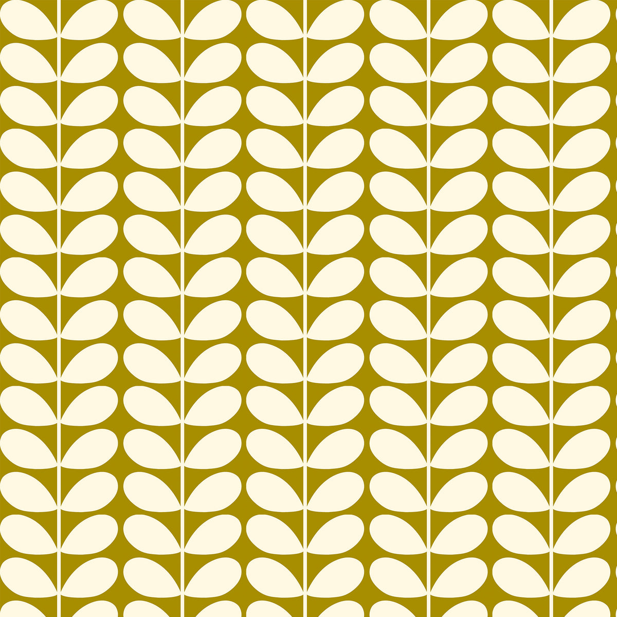 Orla Kiely Jumbo Solid Stem Translucent Made to Measure Roller Blind Seagrass