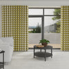 Orla Kiely Jumbo Solid Stem Made to Measure Wave Curtain + FREE Track Seagrass