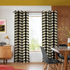 Orla Kiely Jumbo Solid Stem Made to Measure Curtain Black