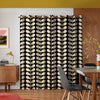 Orla Kiely Jumbo Solid Stem Made to Measure Curtain Black