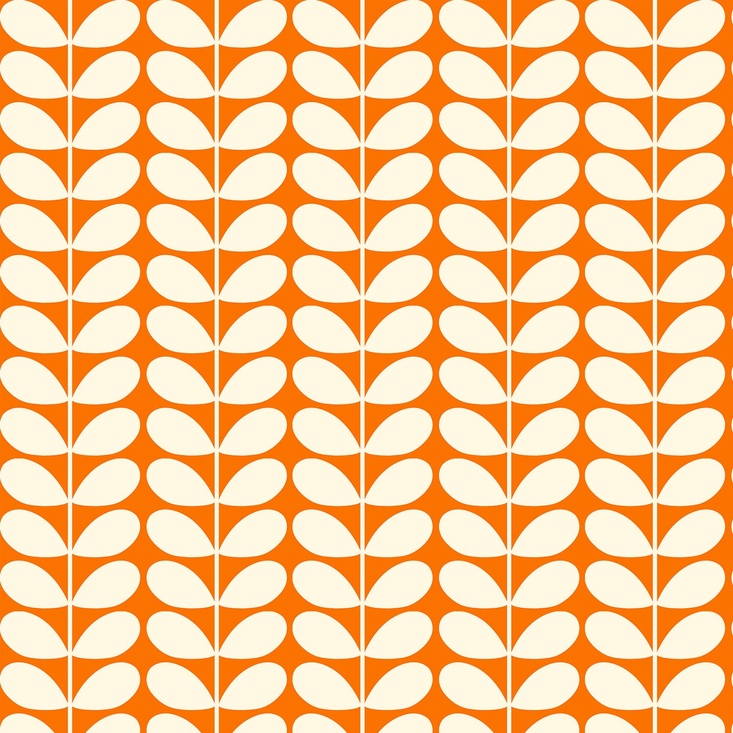 Orla Kiely Jumbo Solid Stem Translucent Made to Measure Roller Blind Tomato