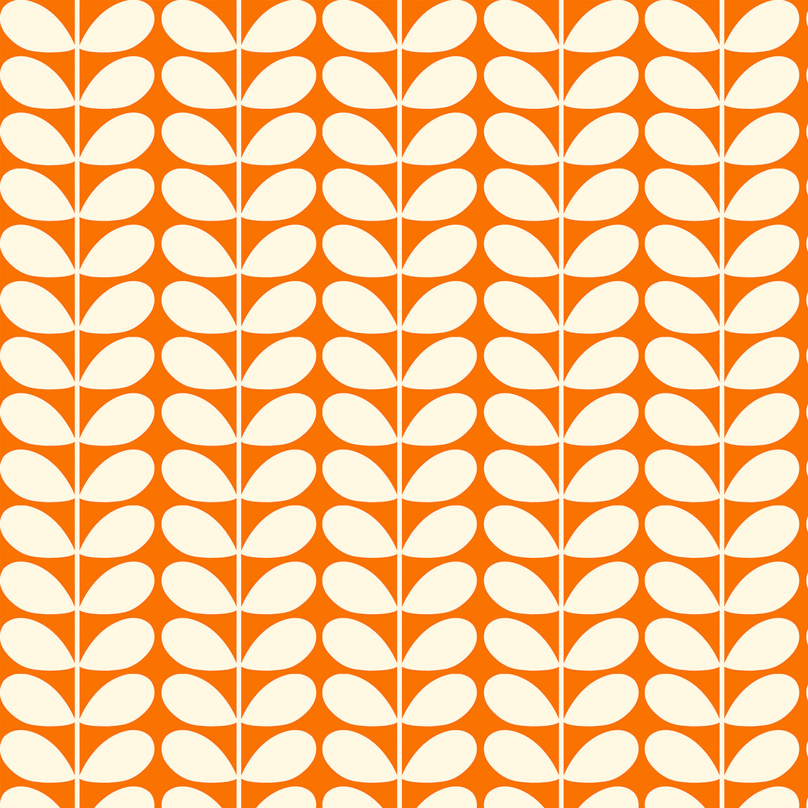 Orla Kiely Jumbo Solid Stem Translucent Made to Measure Roller Blind Tomato