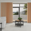 Orla Kiely Jumbo Solid Stem Made to Measure Wave Curtain + FREE Track Tomato